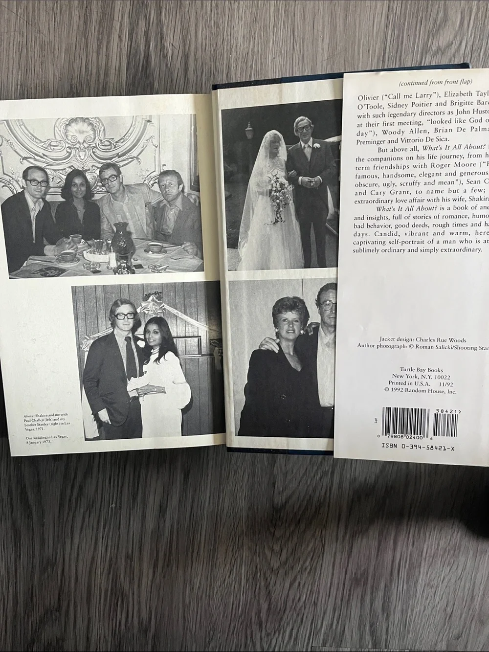 : What's It All About? Navy Hardcover Autobiography